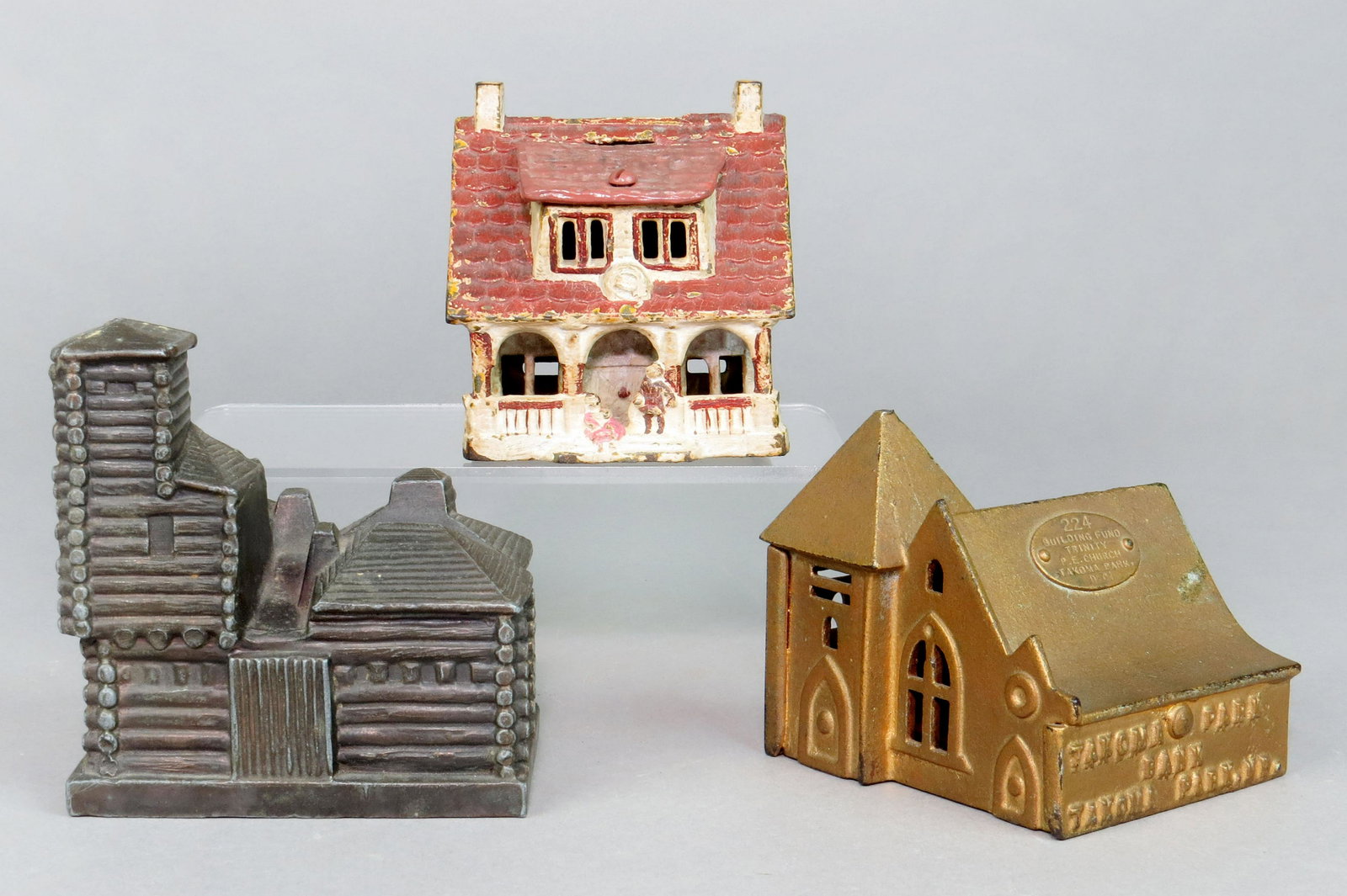 Lot of 3 PM/CI Building Banks (1 of 2)