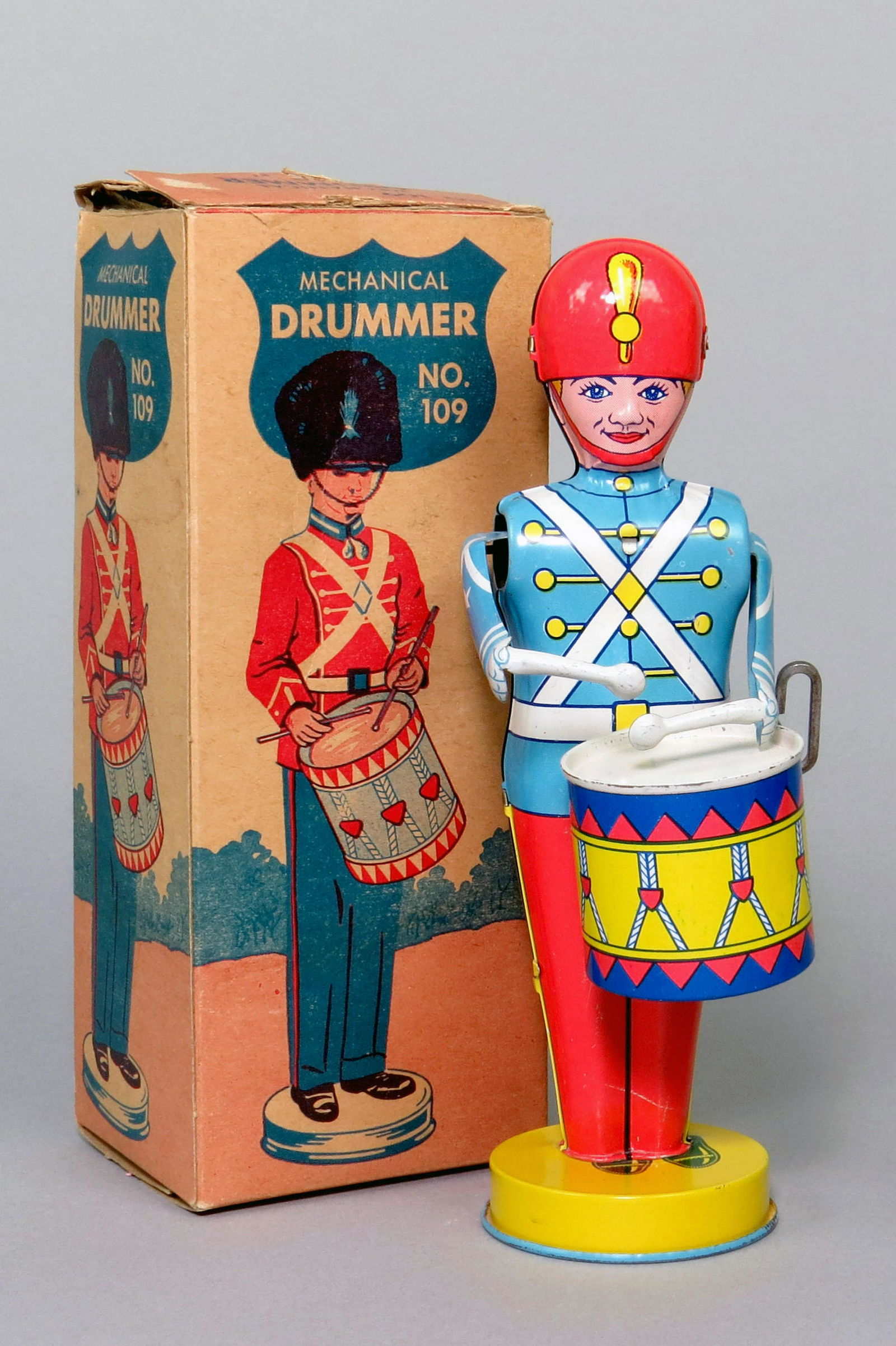 Tin "Mechanical Drummer No. 109" in OB (Not a bank) (1 of 5)