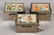 Lot of 3 Tin Money Chest Banks - 3