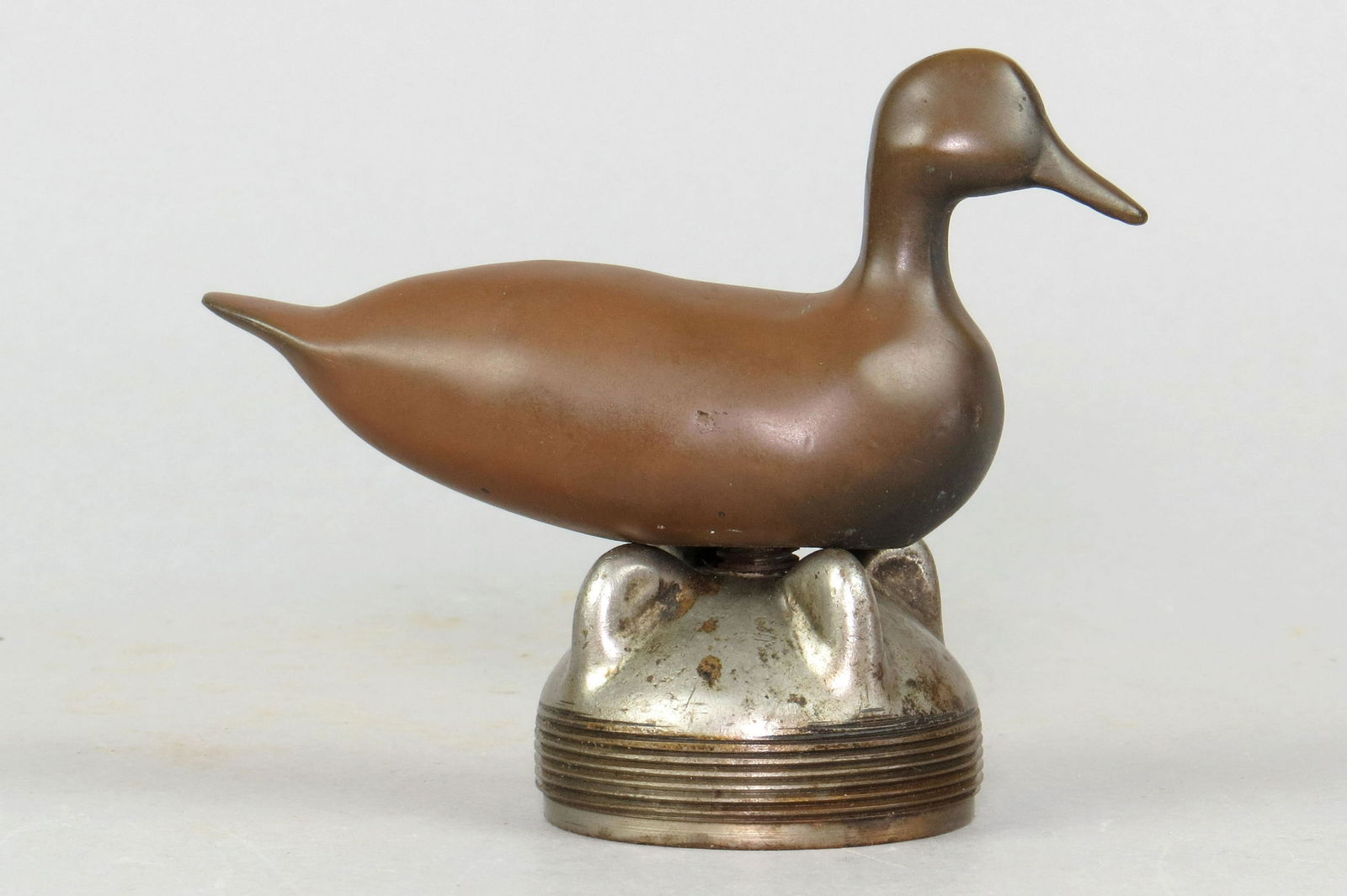 CI/Brass Duck Radiator Cap (1 of 2)