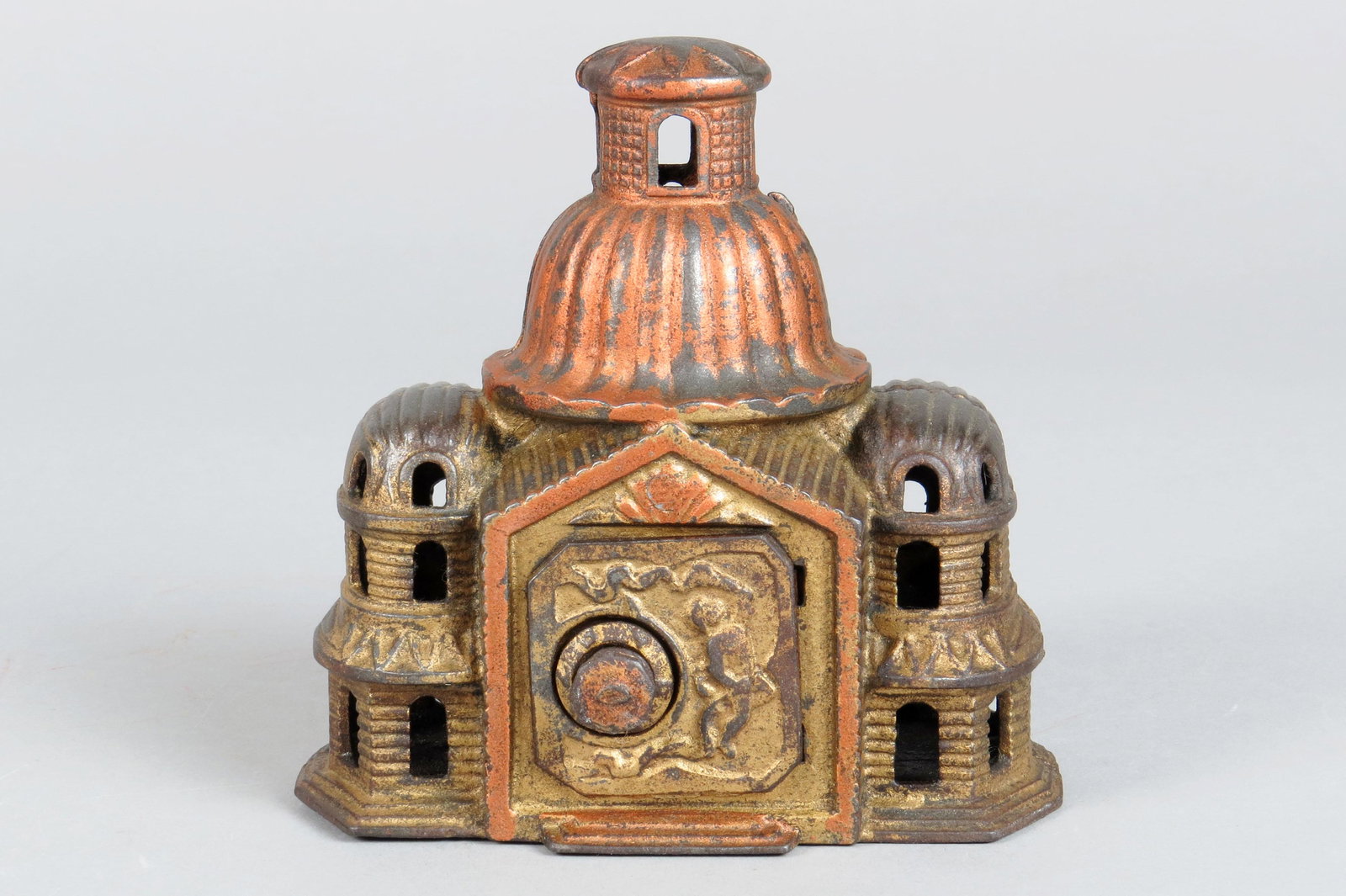 CI Large Domed Mosque Bank w/Lg. Door (1 of 2)