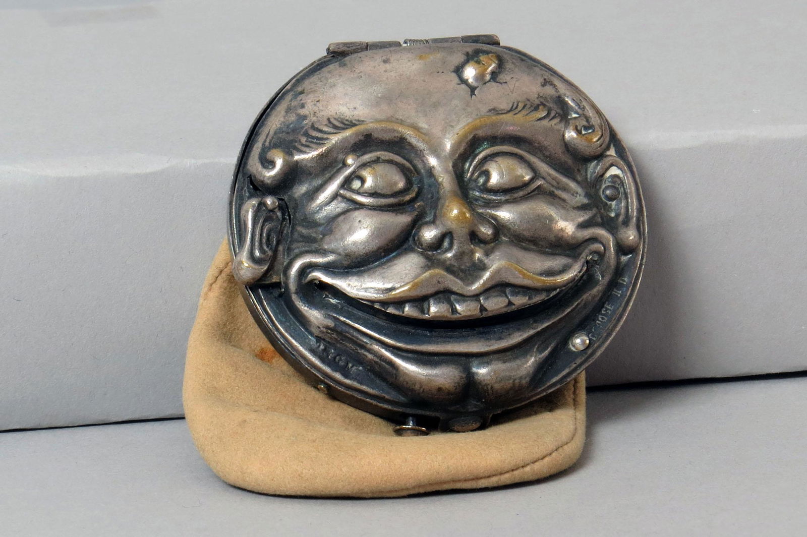 Metal/Kid Skin Figural Mechanical Bank (1 of 1)