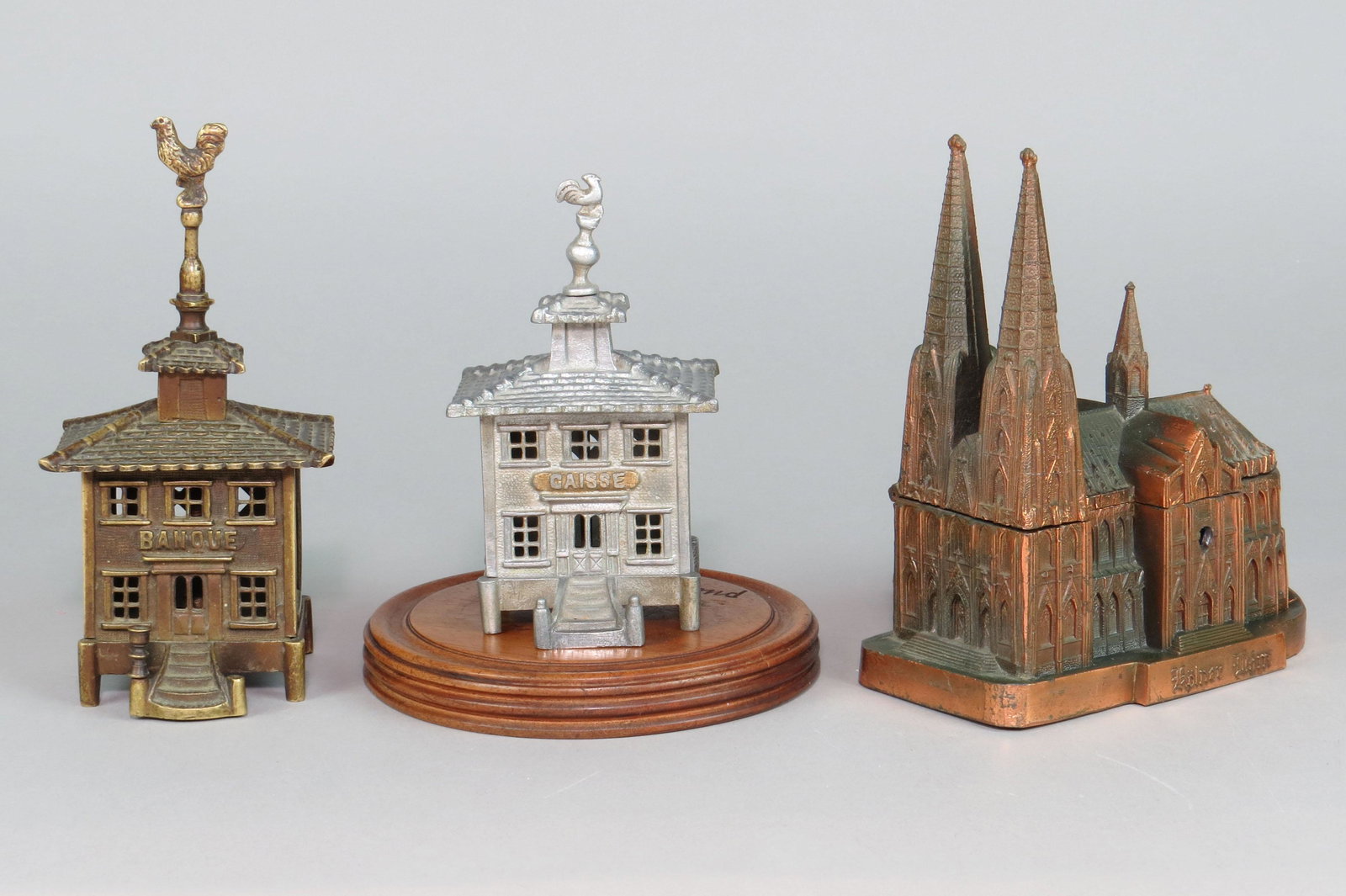 Lot of 3 PM/Alum/Brass Buildings (1 of 2)