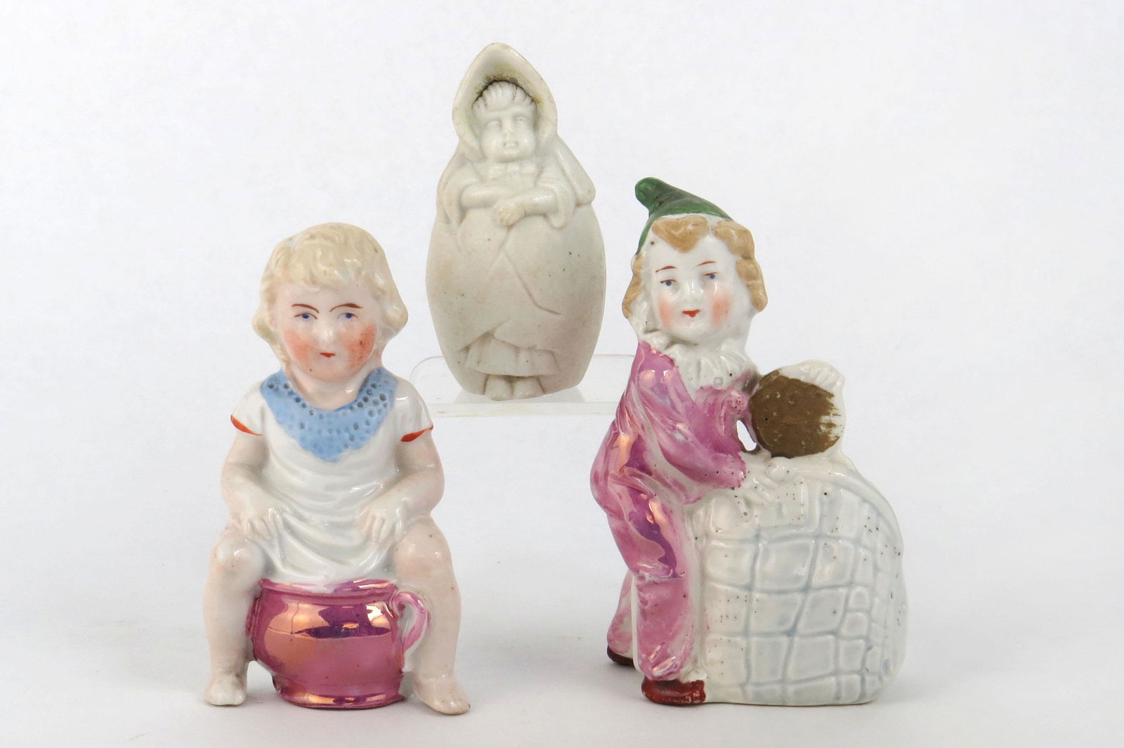 Lot of 3 Ceramic Figural Banks (1 of 2)