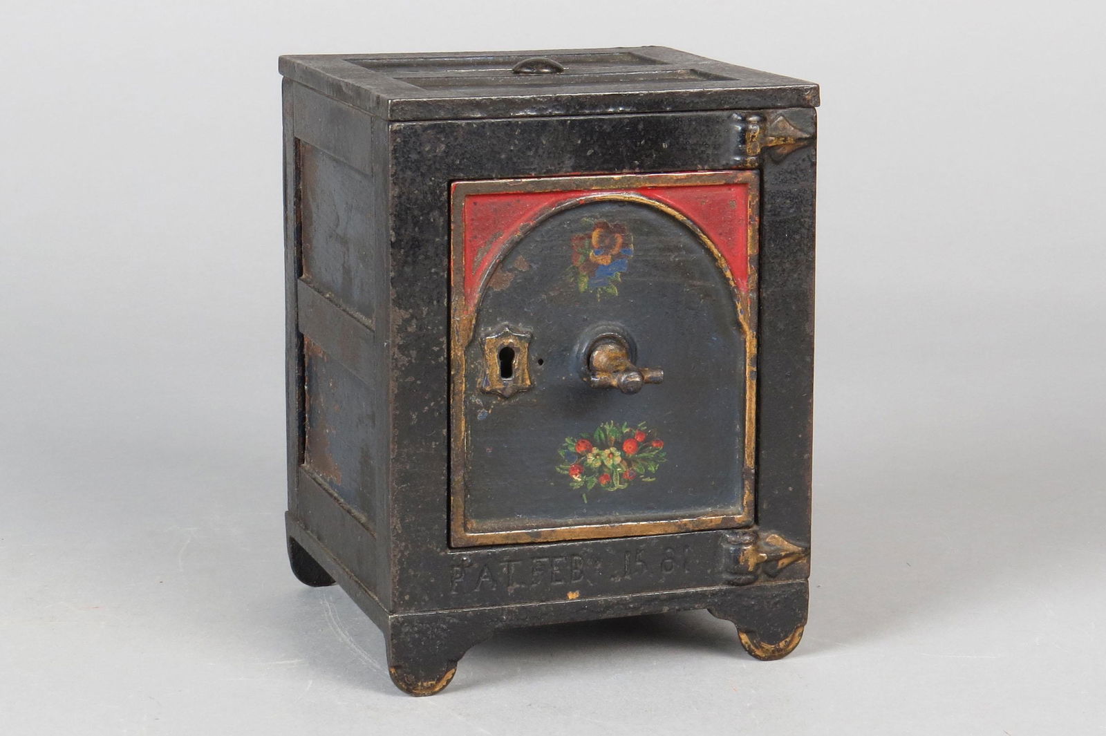 CI Arched Door Stenciled Safe, Lg. (1 of 2)