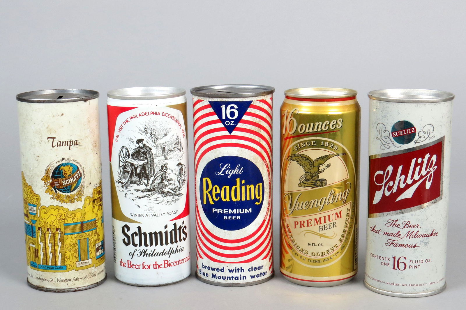 Lot of 5 Tin Beer Adv. Banks (1 of 2)