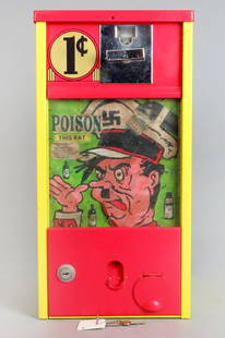 "Poison the Rat" Coin Operated Game: "Poison the Rat" Coin Operated Game