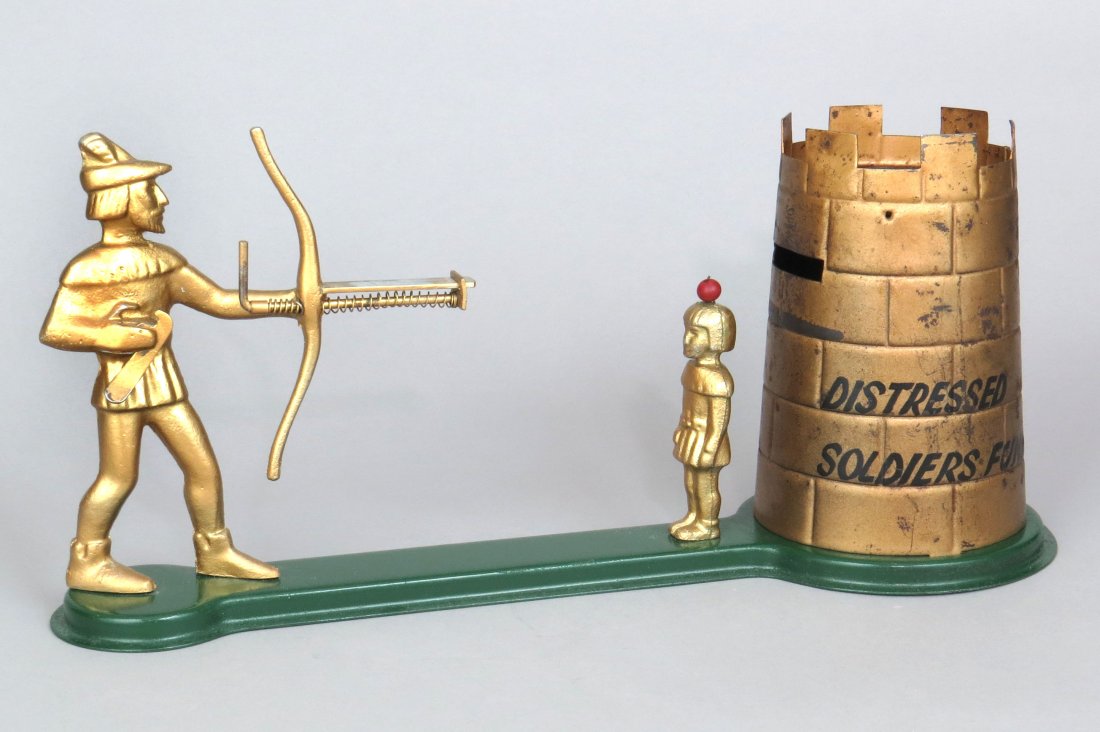 Tin/SM Australian William Tell Mechanical Bank (1 of 2)