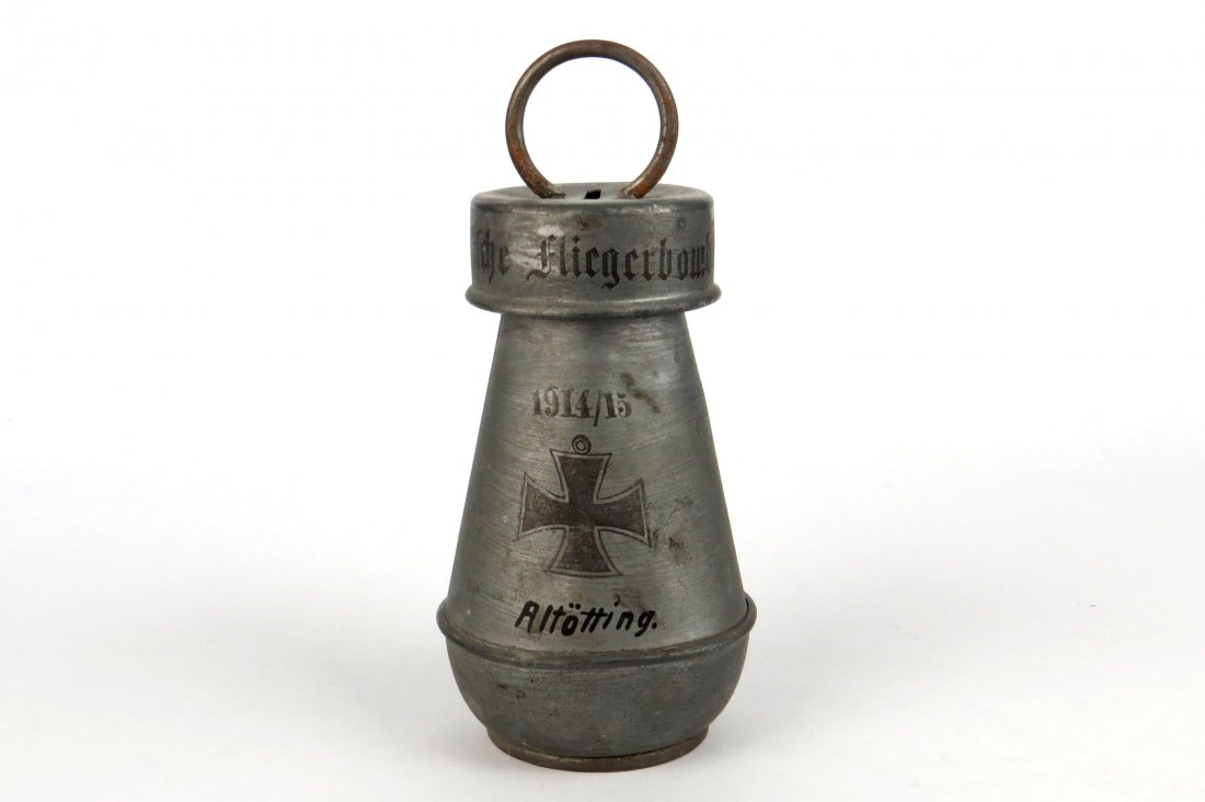 Tin German Bomb Bank (1 of 3)