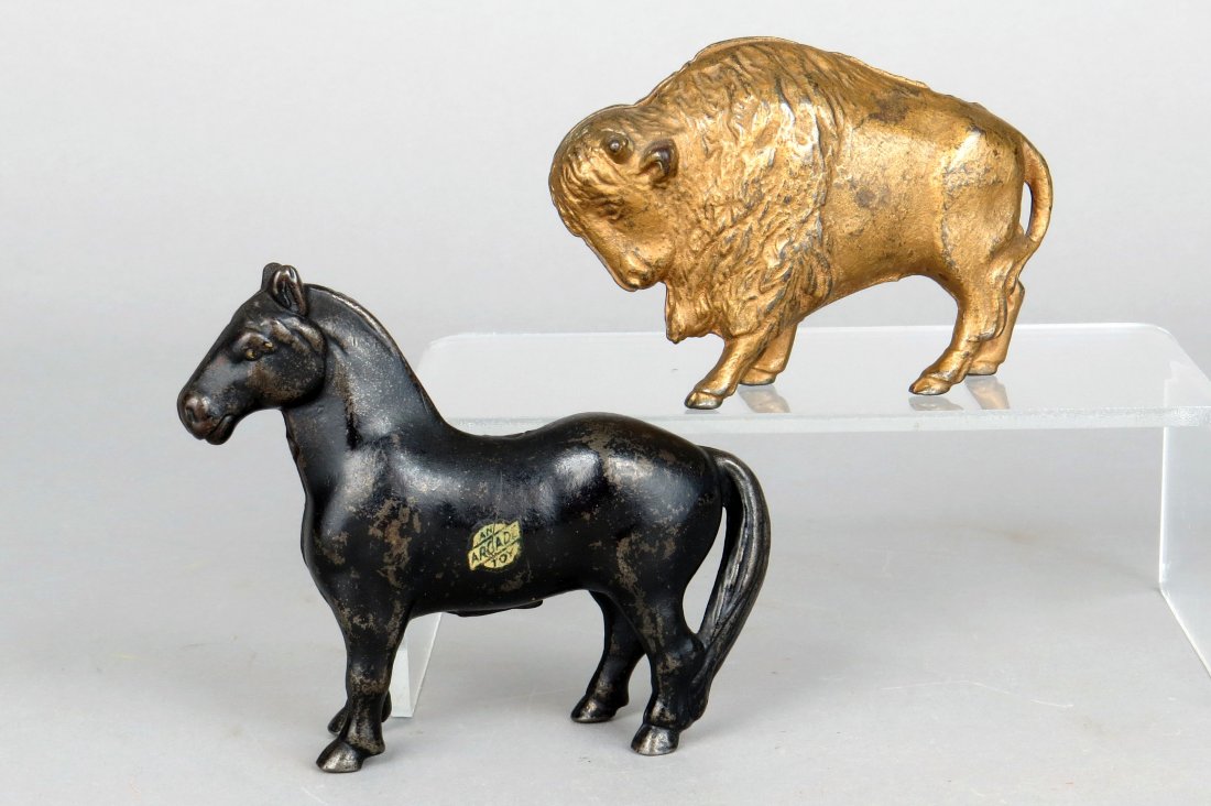 Lot of 2 CI Animal Banks (1 of 2)