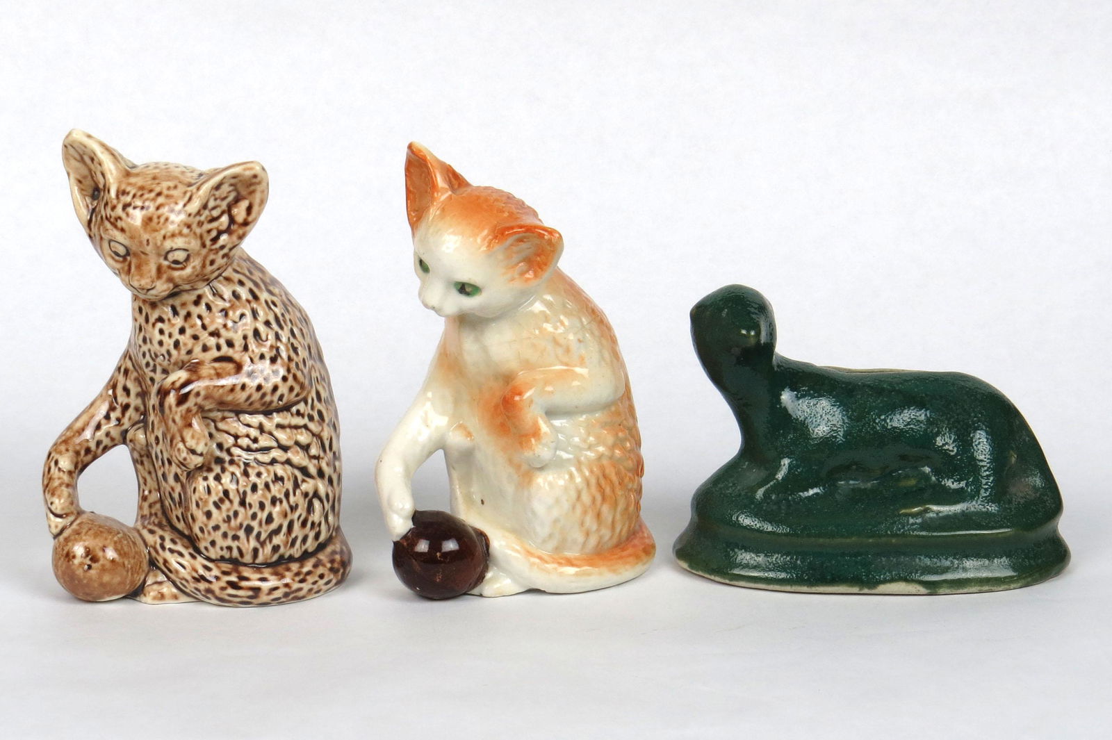 Lot of 3 Pottery Animal Banks (1 of 3)