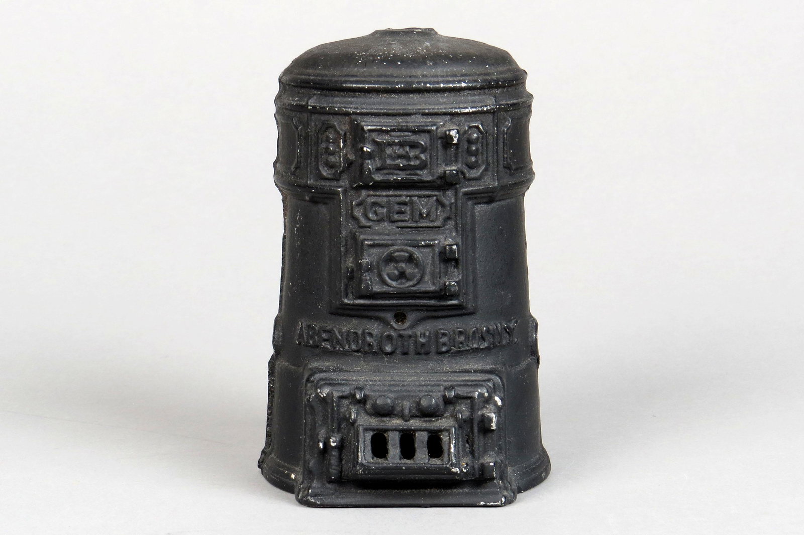 Alum. "Gem Heaters Save Money" Bank (1 of 2)