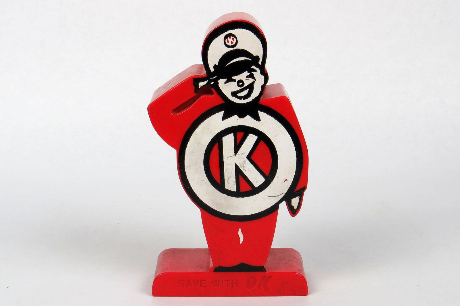 Plastic "Save with OK" Bank (1 of 2)