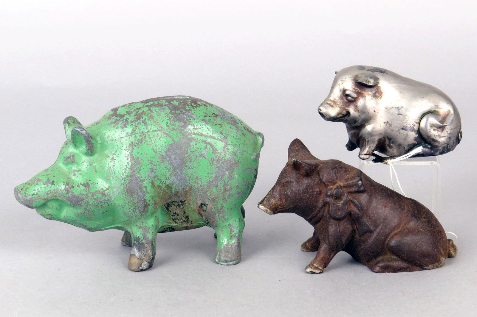 Lot of 3 CI/PM Pig Banks (1 of 3)