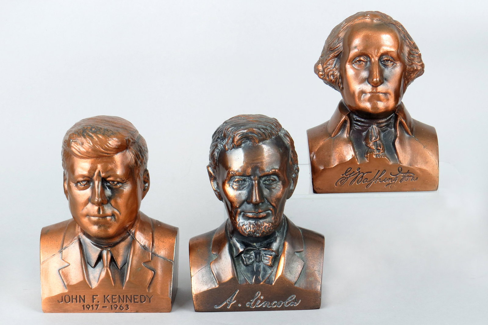 Lot of 3 Banthrico Bust Banks (1 of 3)