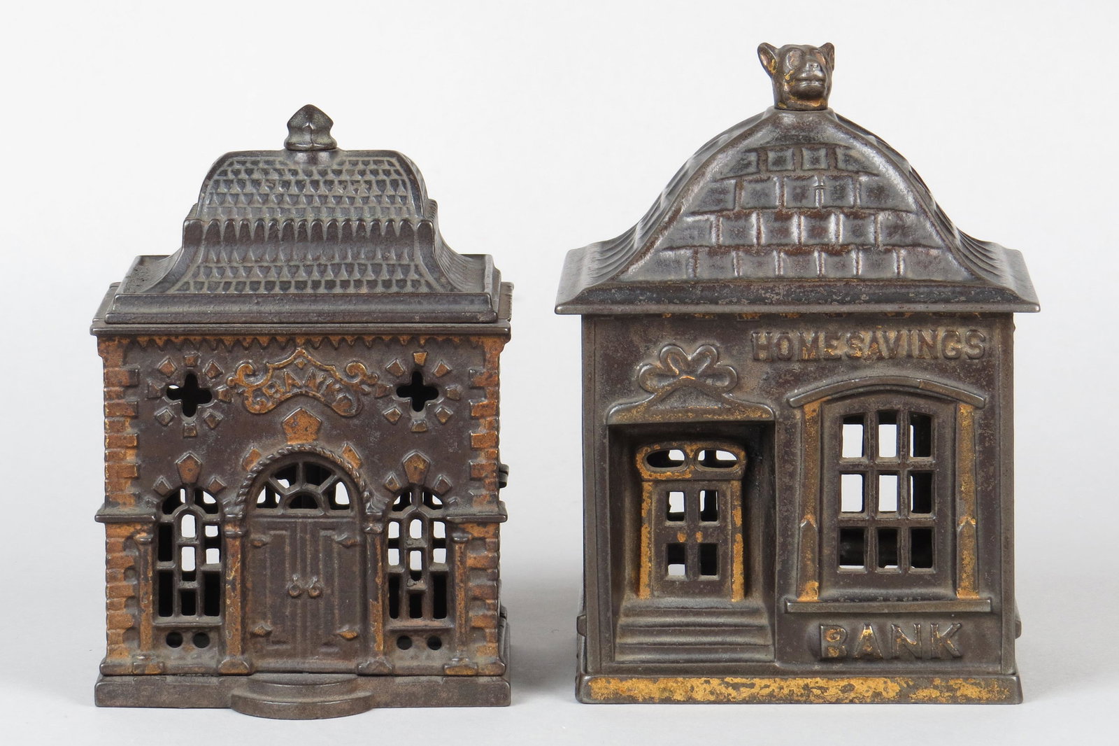 Lot of 2 Building Banks (1 of 3)