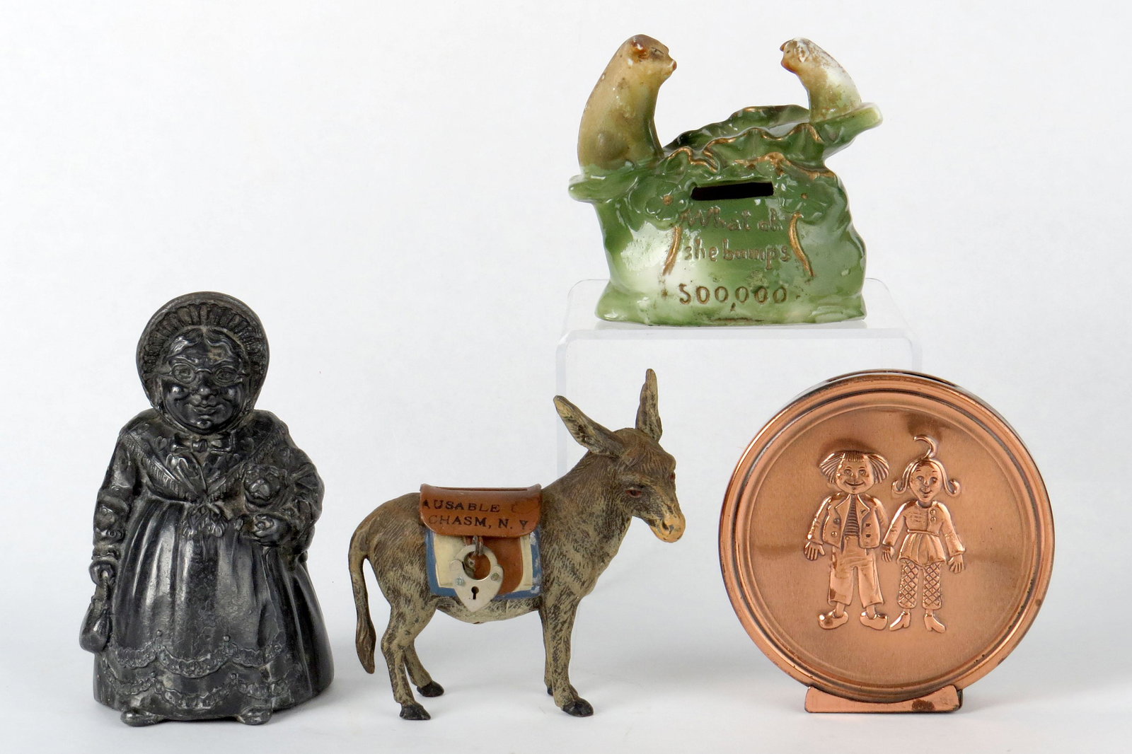 Lot of 4 Assorted Banks (1 of 3)