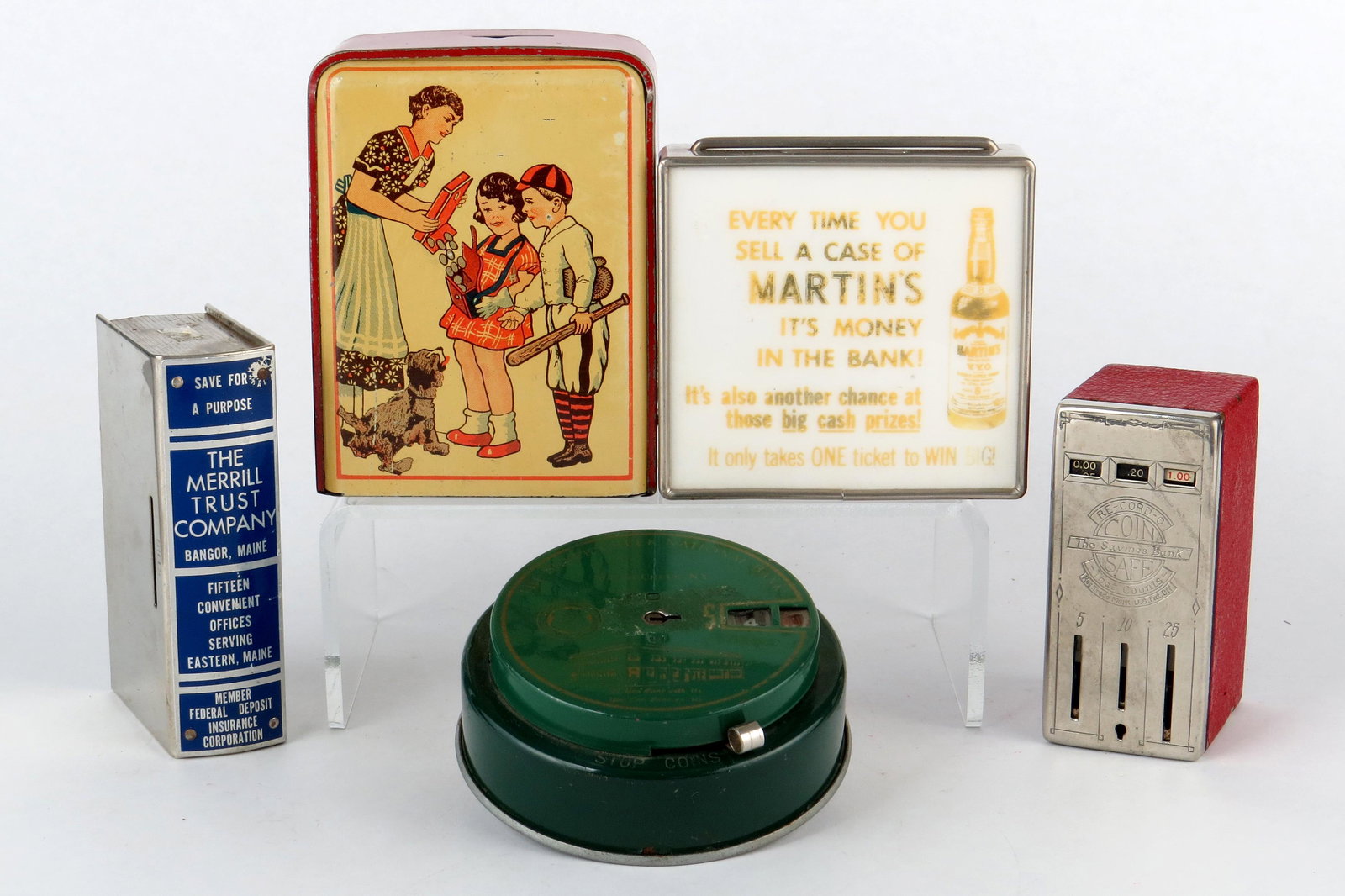 Lot of 5 Misc. Banks (1 of 2)