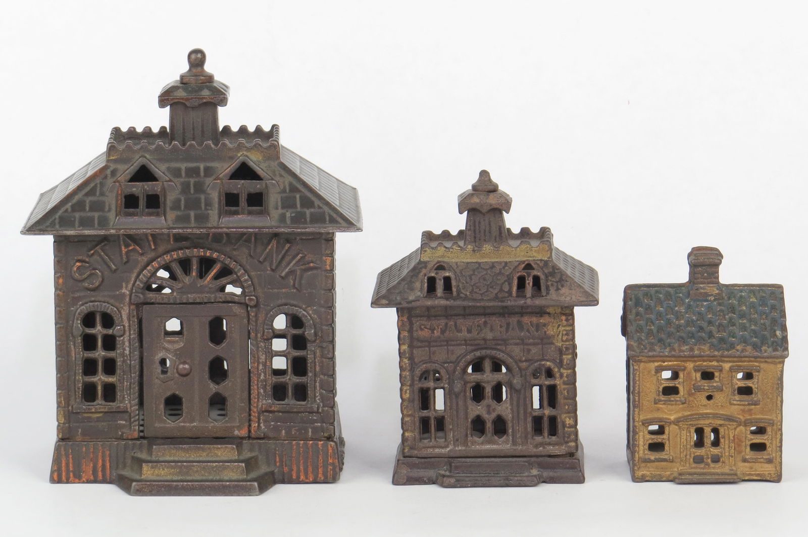 Lot of 3 Building Banks (1 of 3)