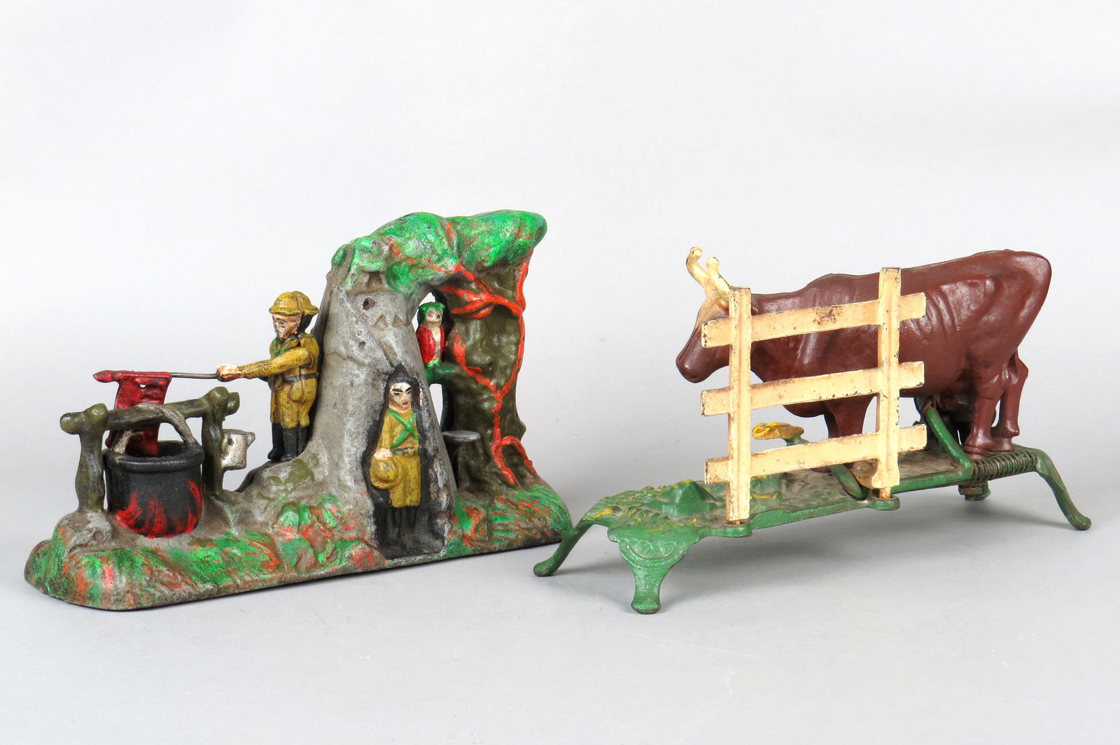 Lot of 2 Book of Knowledge Mechanical Banks (1 of 3)