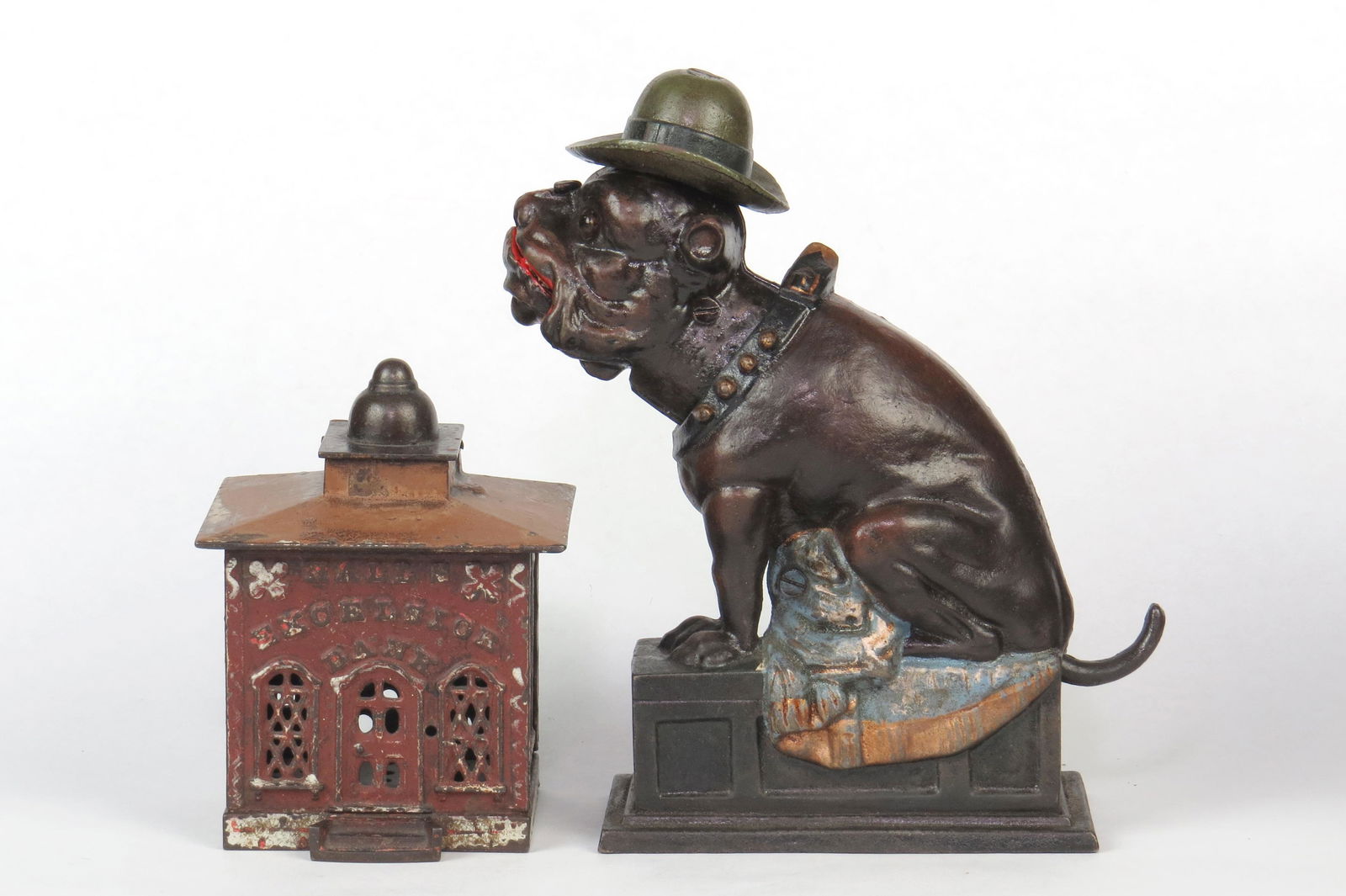 Lot of 2 Mechanical Banks (1 of 3)