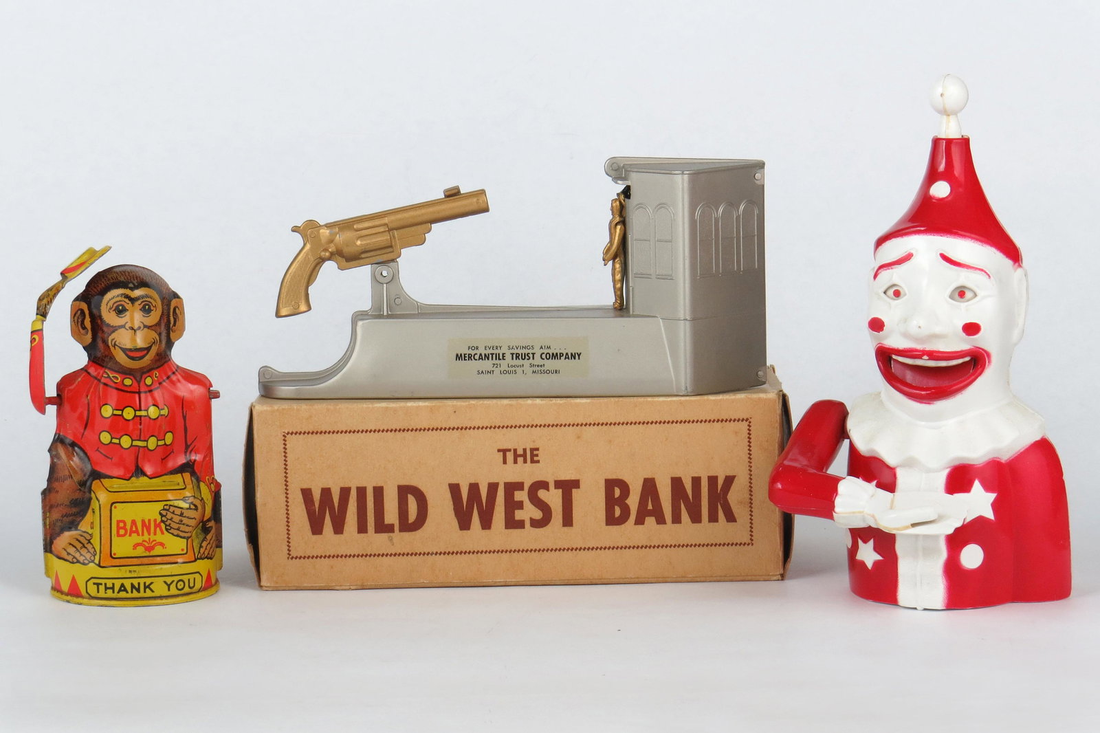 Lot of 3 Modern Mechanical Banks (1 of 3)