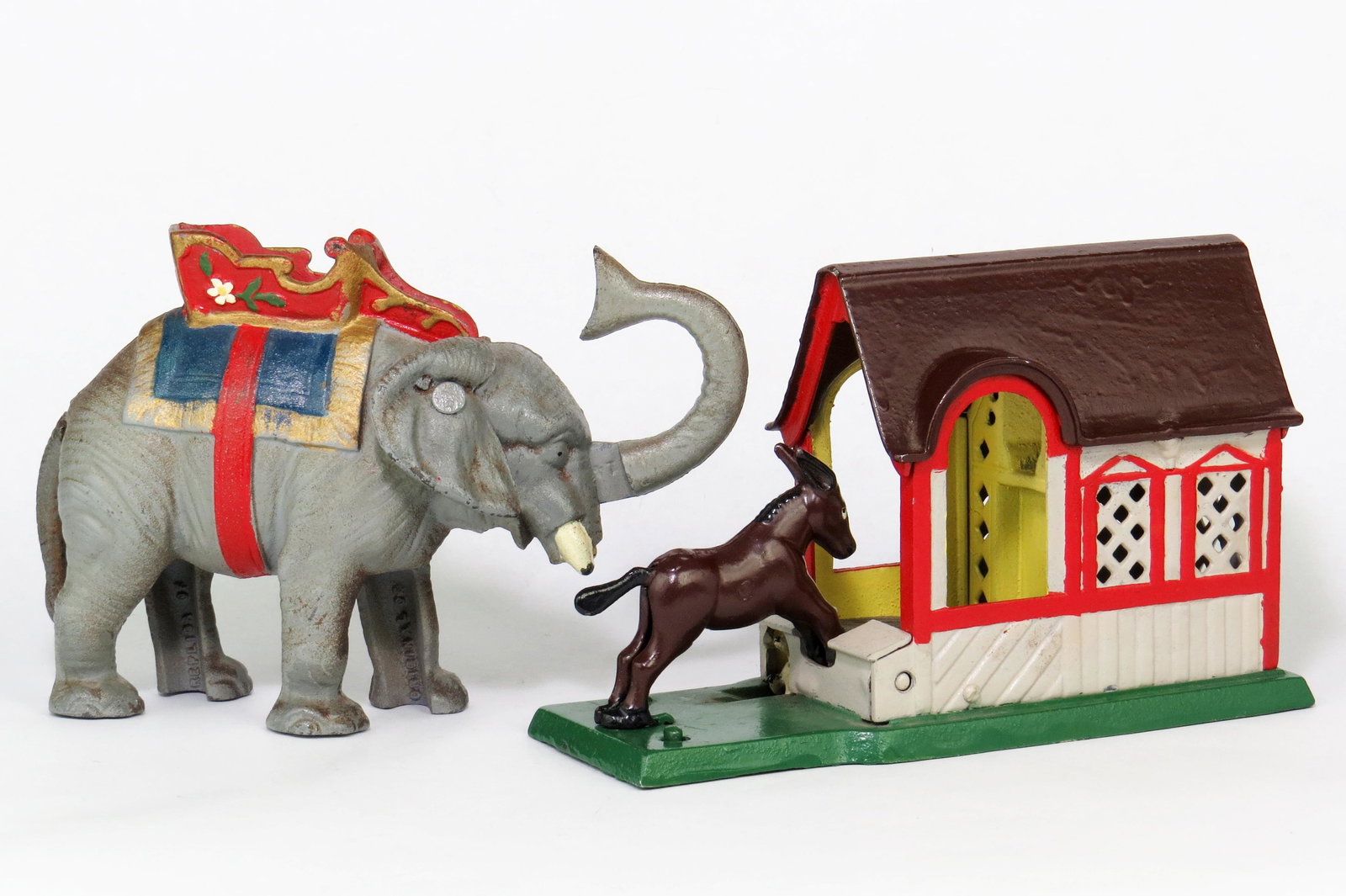 Lot of 2 Capron Reproduction Mechanical Banks (1 of 4)