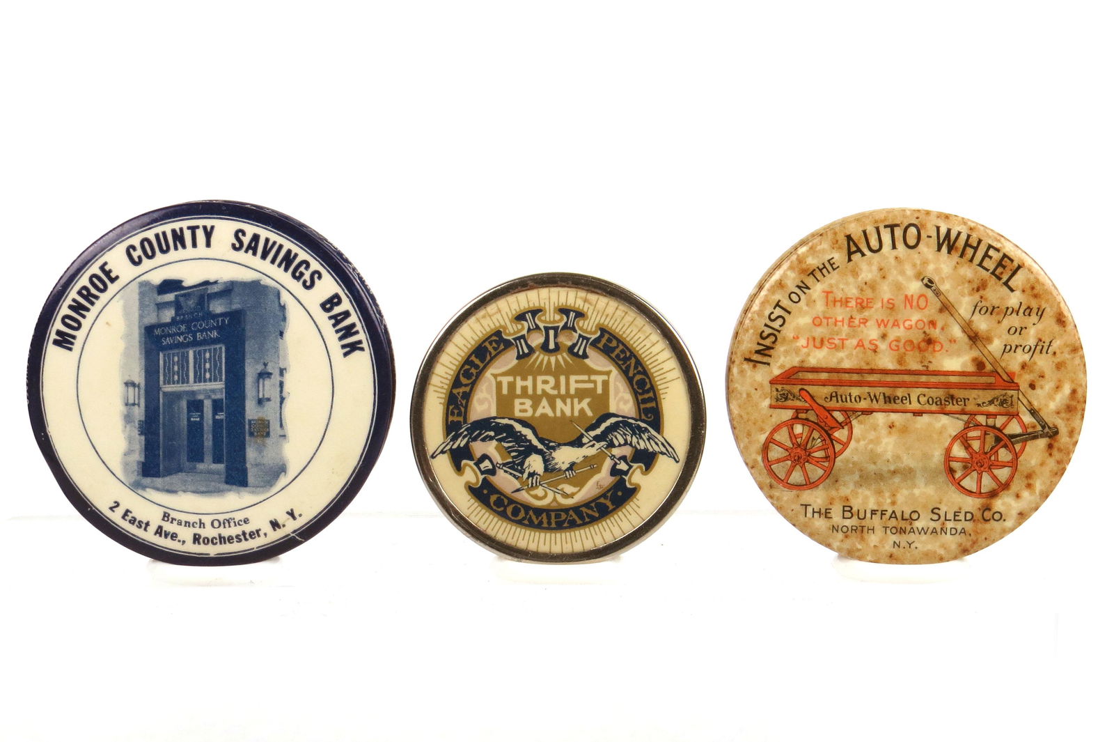 Lot of 3 Pocket Banks (1 of 2)