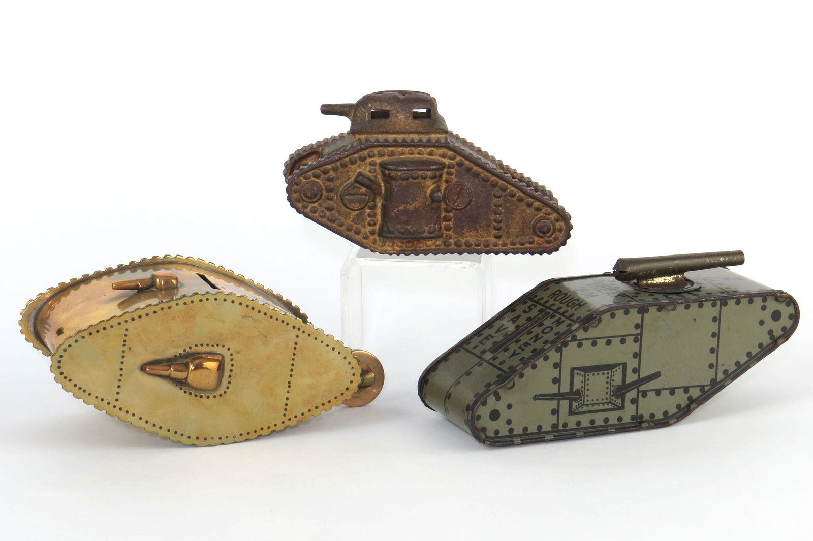 Lot of 3 Tank Banks (1 of 2)