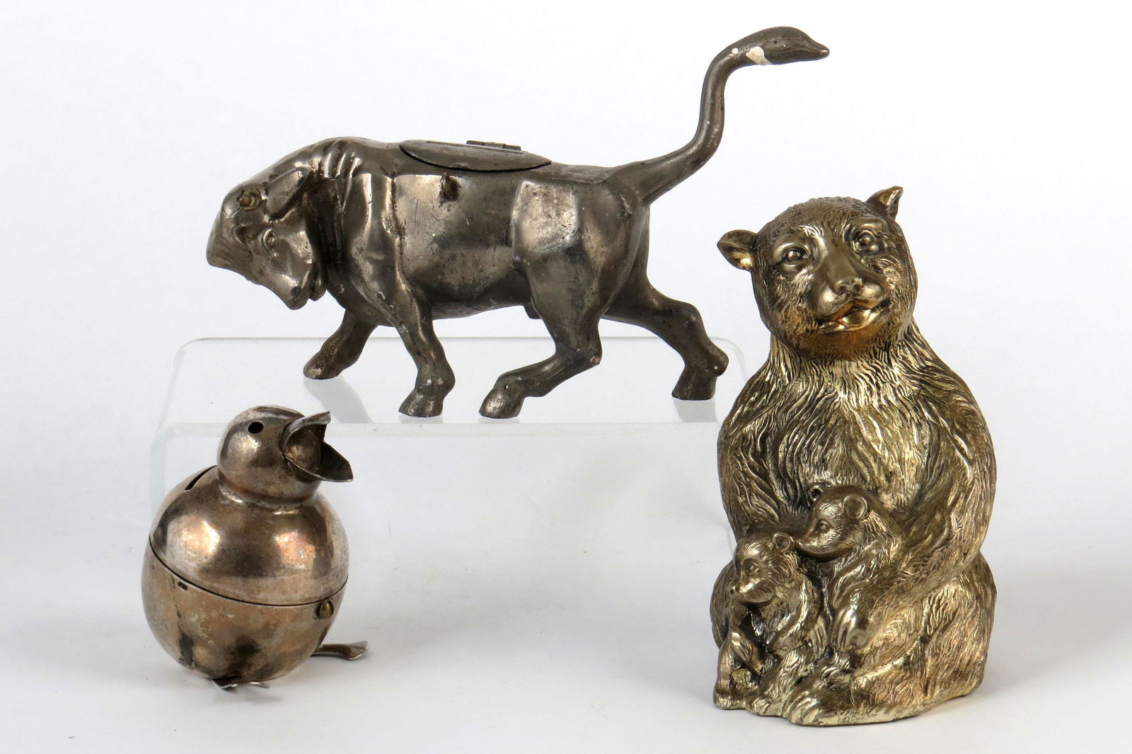 Lot of 3 Animal Banks (1 of 2)