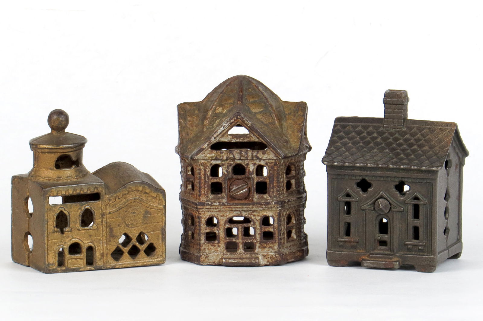 Lot of 3 Building Banks (1 of 2)