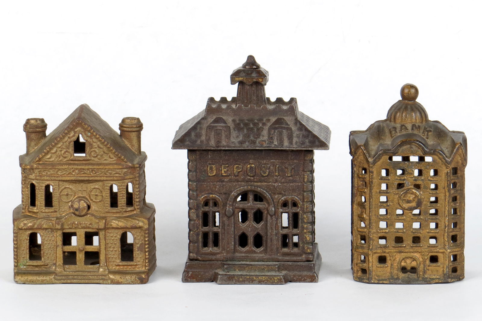 Lot of 3 Building Banks (1 of 2)