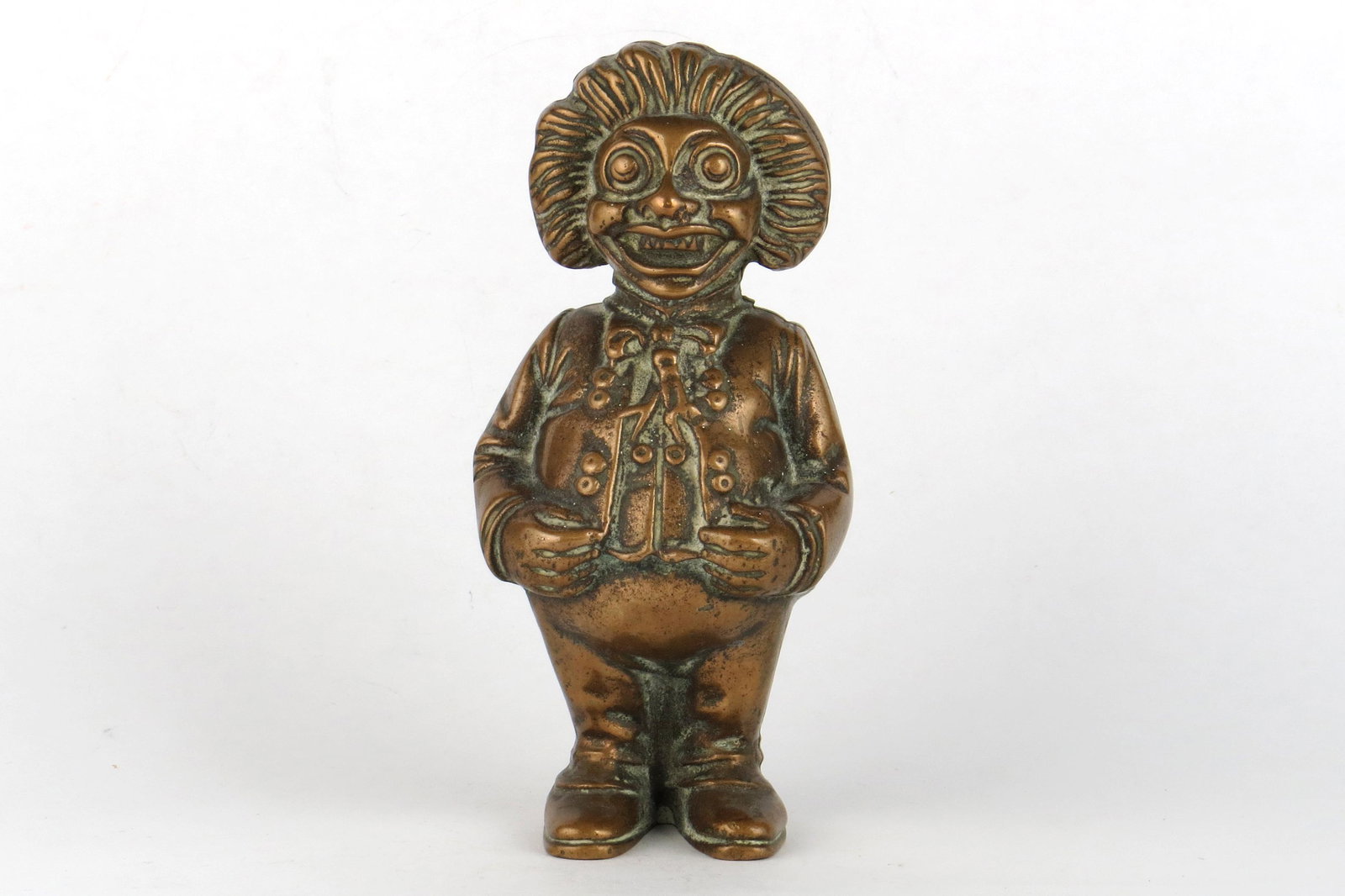 Golliwog Bank: Golliwog Bank, Brass - Shows very good detail