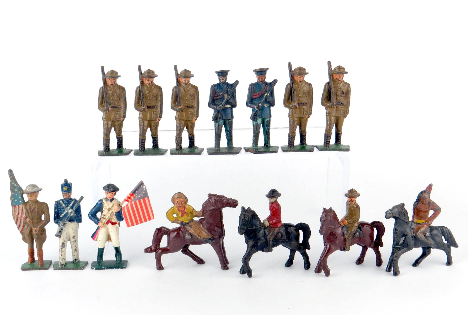 Lot of 14 Toy Soldier-type Toys (1 of 1)
