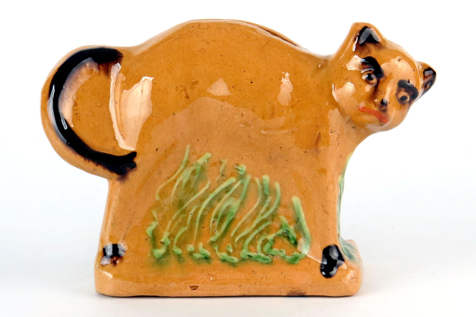 Yellow Soufflenheim Cat Bank (1 of 3)