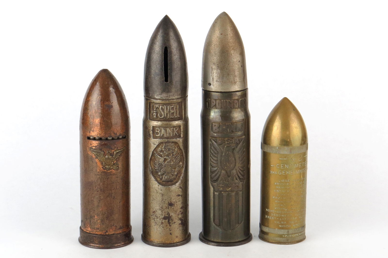 Lot of 4 Shell Banks (1 of 2)