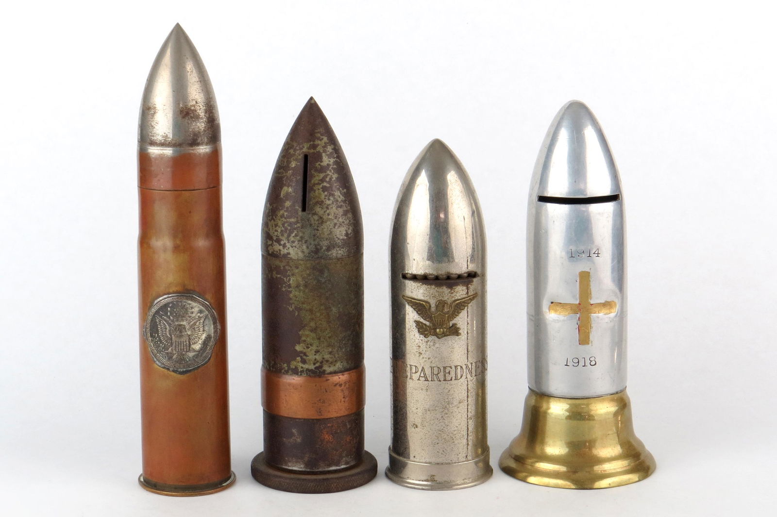 Lot of 4 Shell Banks (1 of 2)