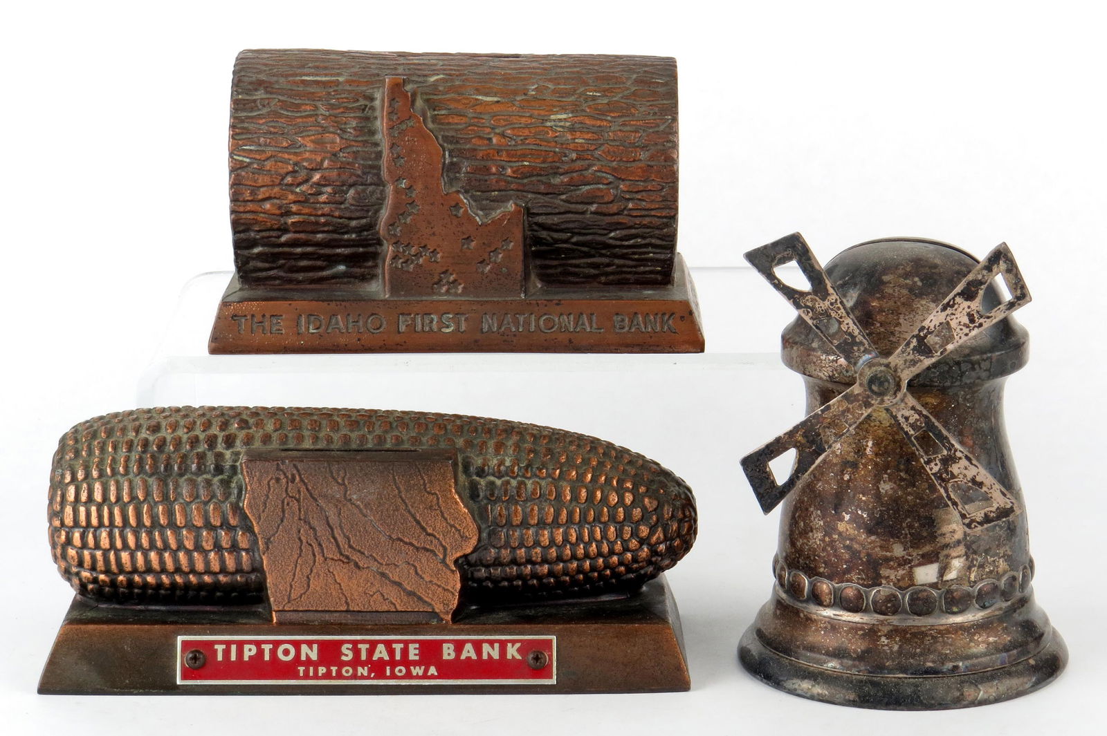 Lot of 3 Miscellaneous Still Banks (1 of 3)