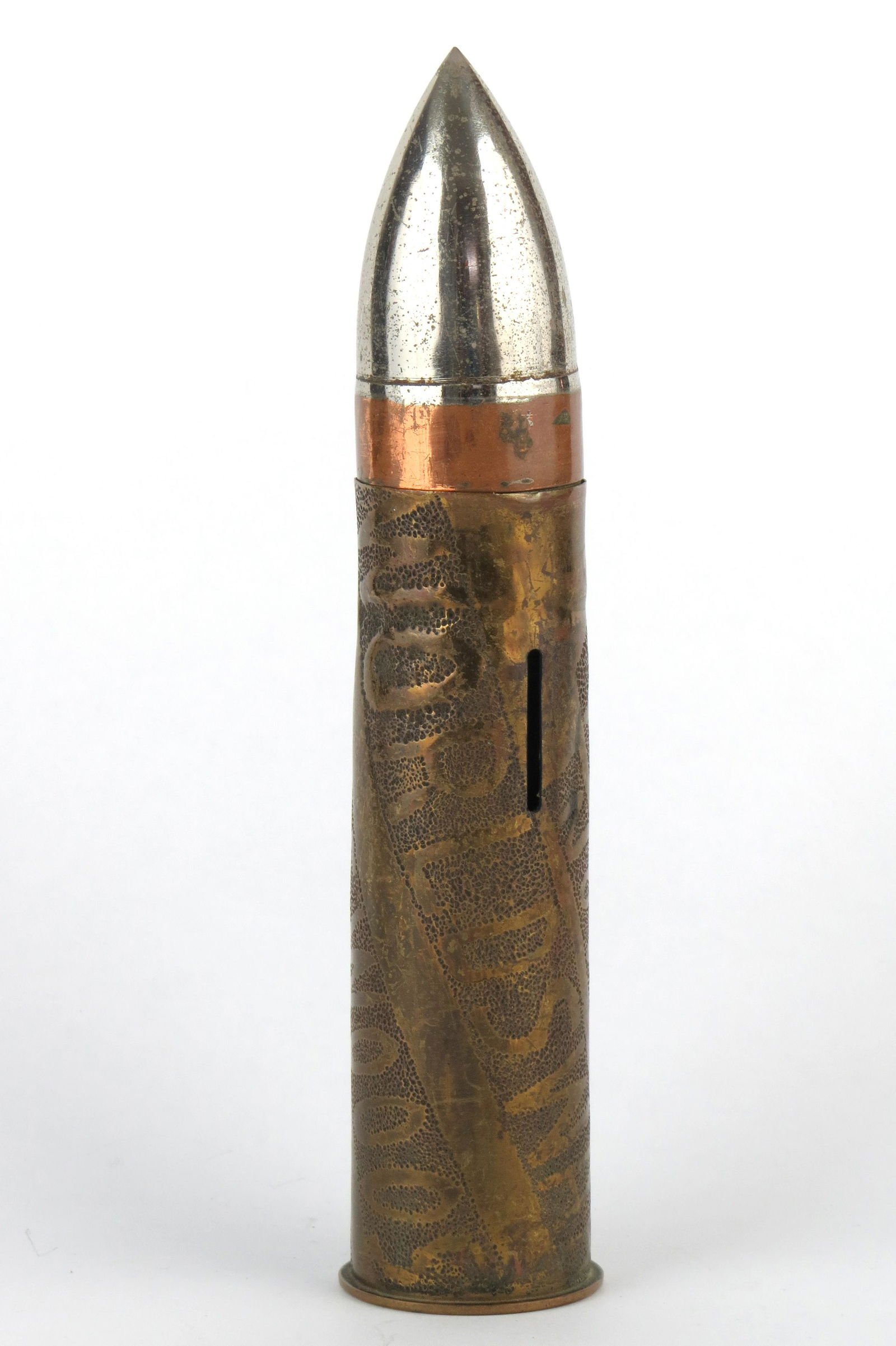 Trench Art Shell Bank (1 of 2)