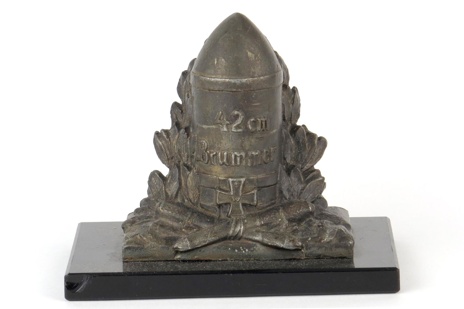 WWI German Monument Bank on Base (1 of 2)