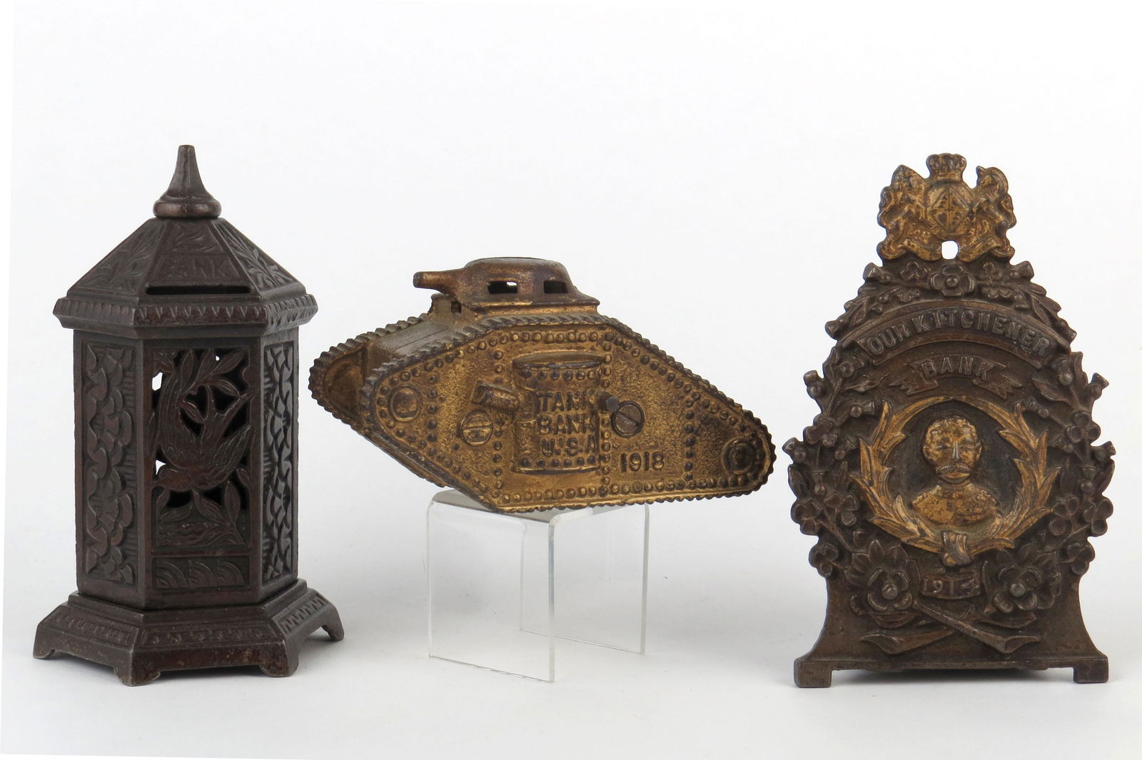 Lot of 3 Still Banks (1 of 2)