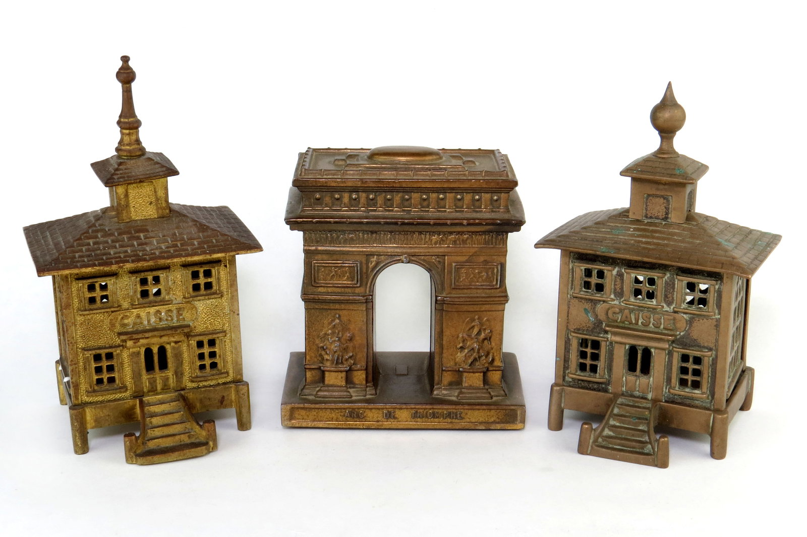 Lot of 3 Building Banks (1 of 2)