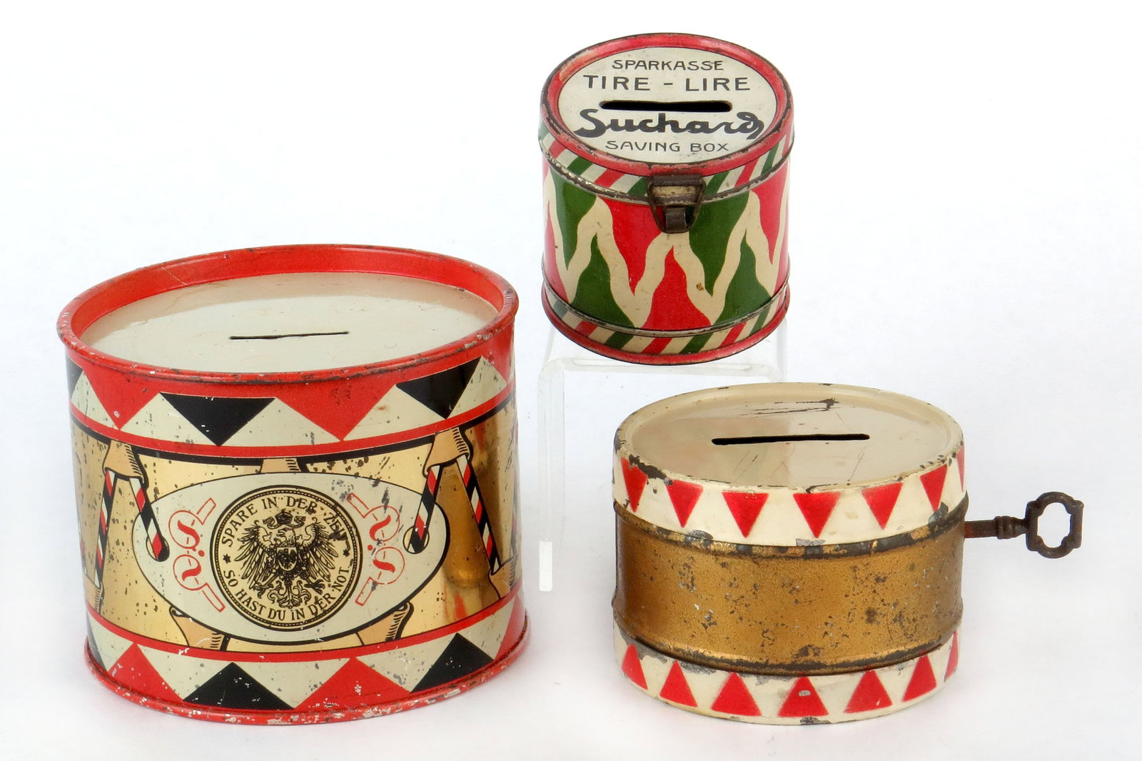 Lot of 3 Drum Banks (1 of 2)