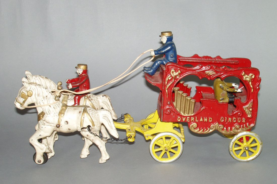 Kenton Horse Drawn Overland Circus Calliope Wagon Cast