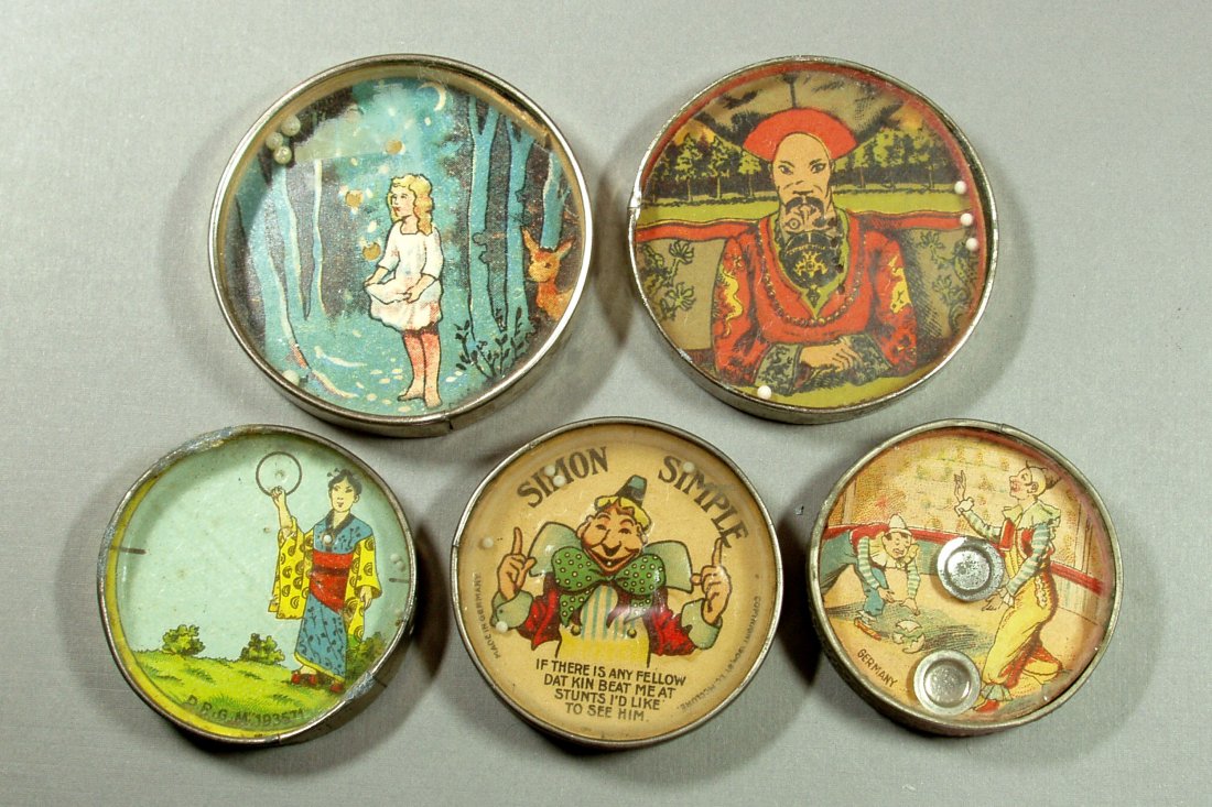 Lot of 5 Hand Held Dexterity Puzzles: Lot of 5 Hand Held Dexterity Puzzles