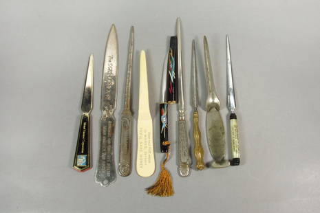 Lot of 9 Letter Openers: Lot of 9 Letter Openers