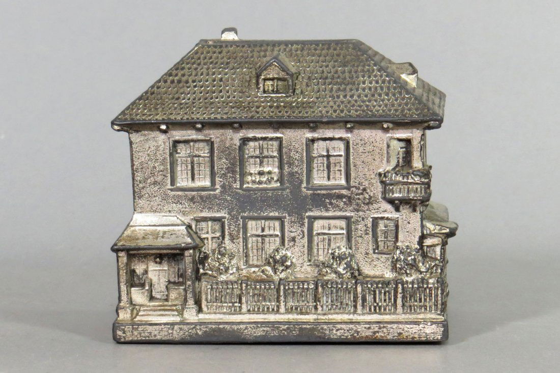 German Chalet, Silvered Lead Bank (1 of 3)