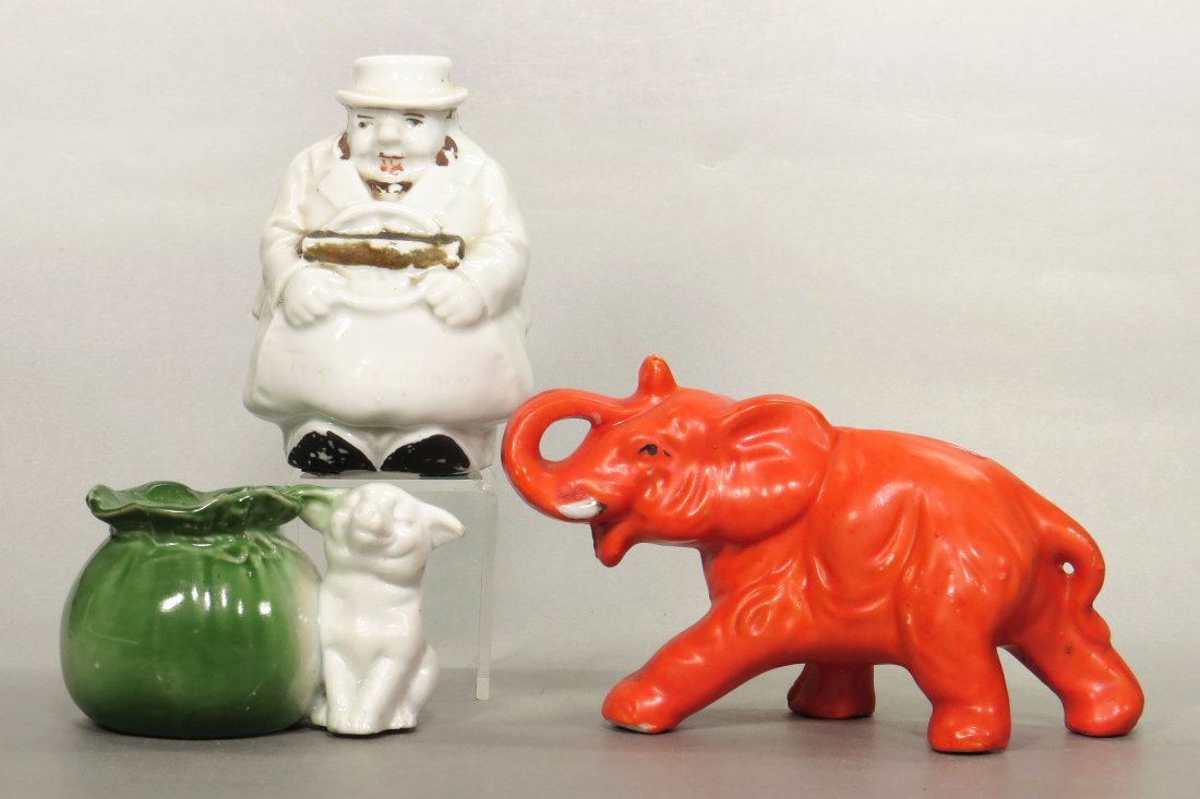 Lot of 3 Misc. Ceramic Banks (1 of 2)