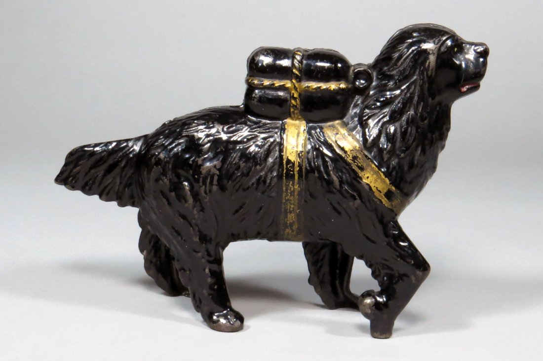 St. Bernard w/Pack, Lg. CI Bank (1 of 2)