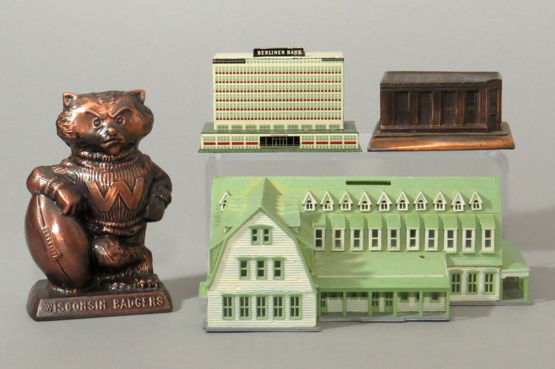 Lot of 4 Misc. Banks (1 of 3)